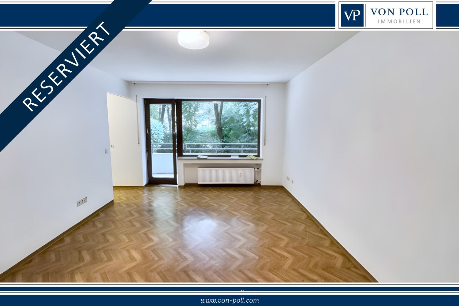 Helle Erdgeschosswohnung mit Balkon - Nähe Kuhsee