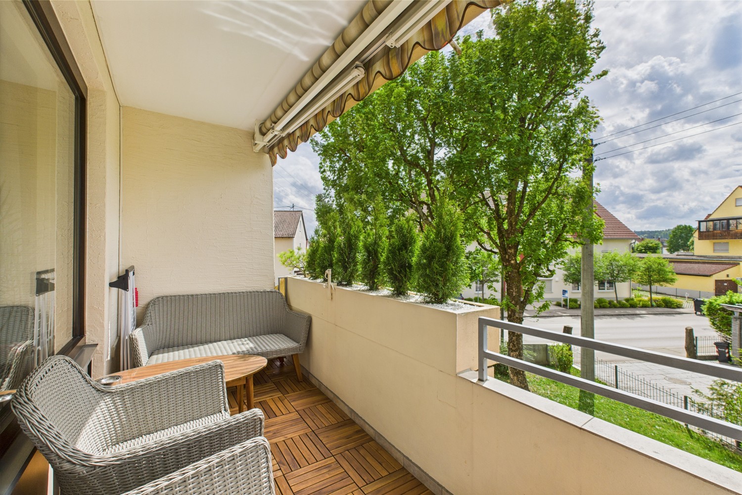 Süd/West Balkon