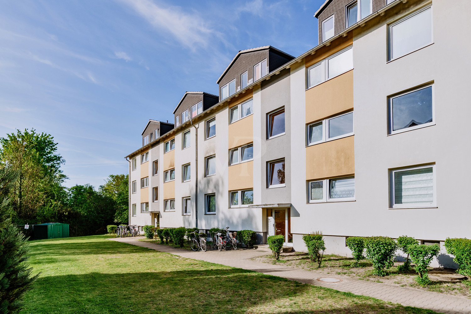 Gesamtansicht des Wohngebäudes