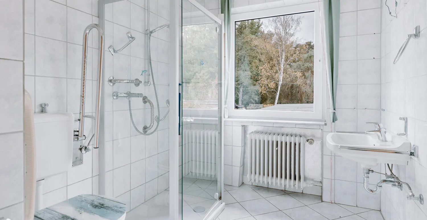 Badezimmer im Erdgeschoss