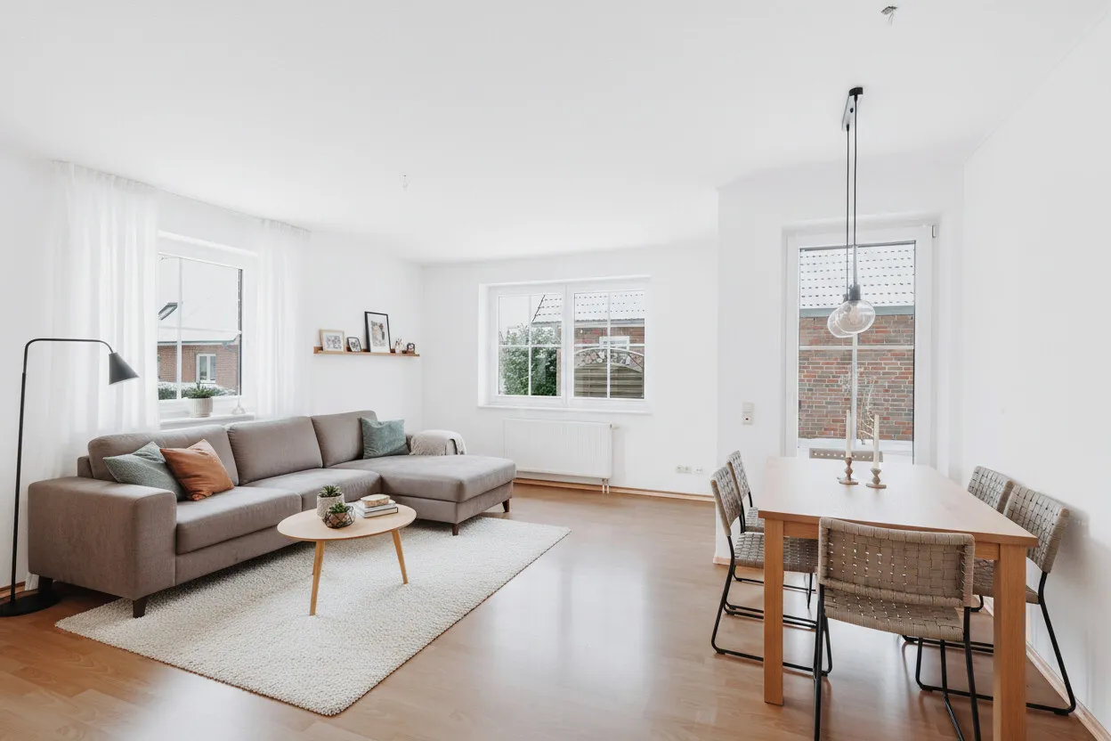 Attraktive Erdgeschosswohnung mit Terrasse, Garten und eigenem Eingang