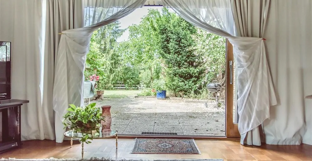 Blick auf die Terrasse