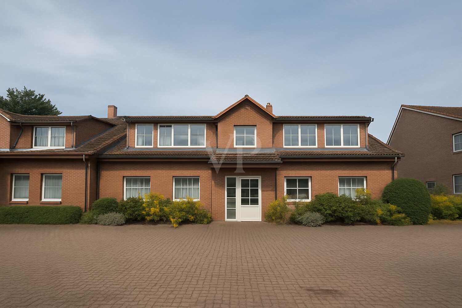 Mehrfamilienhaus: Hauseingang Ostseite