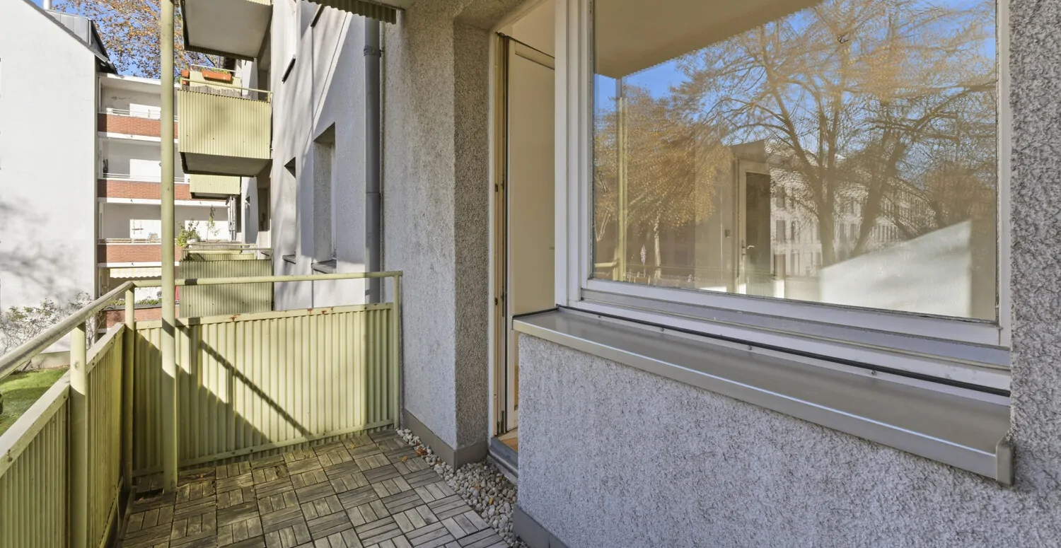 Balkon - weiterer Blick