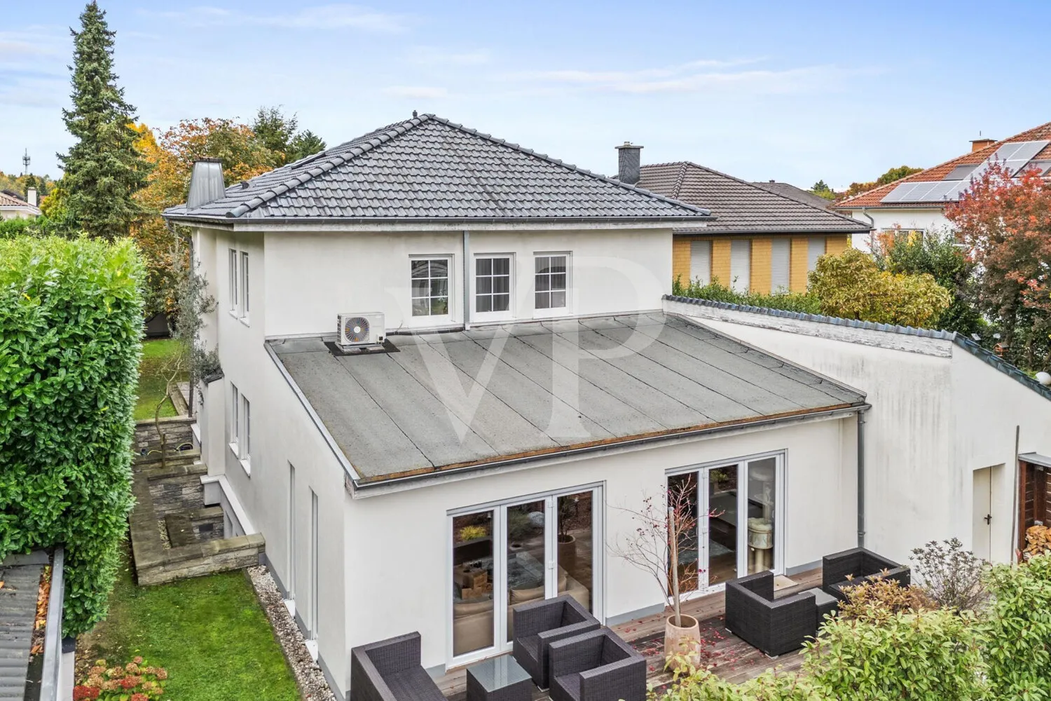 Hausrückseite