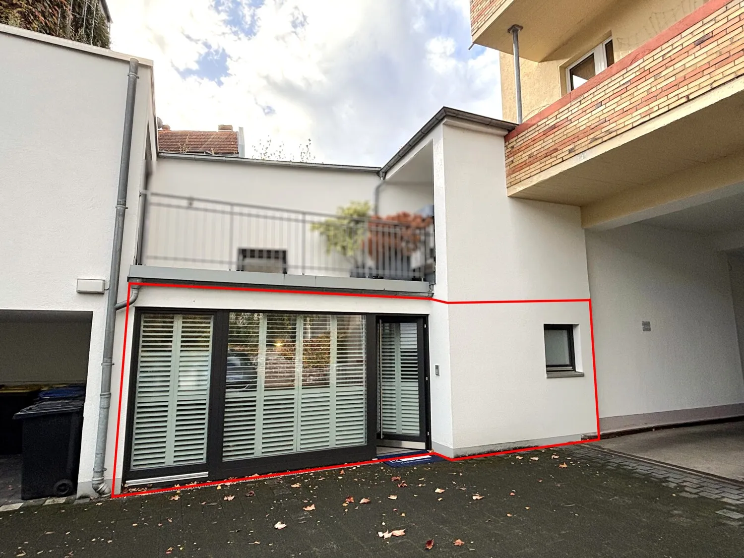 Frontansicht Arbeits-/ Abstellfläche