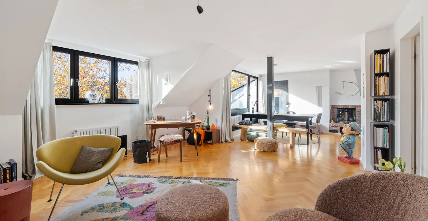 Wohnbereich - weiterer Blick