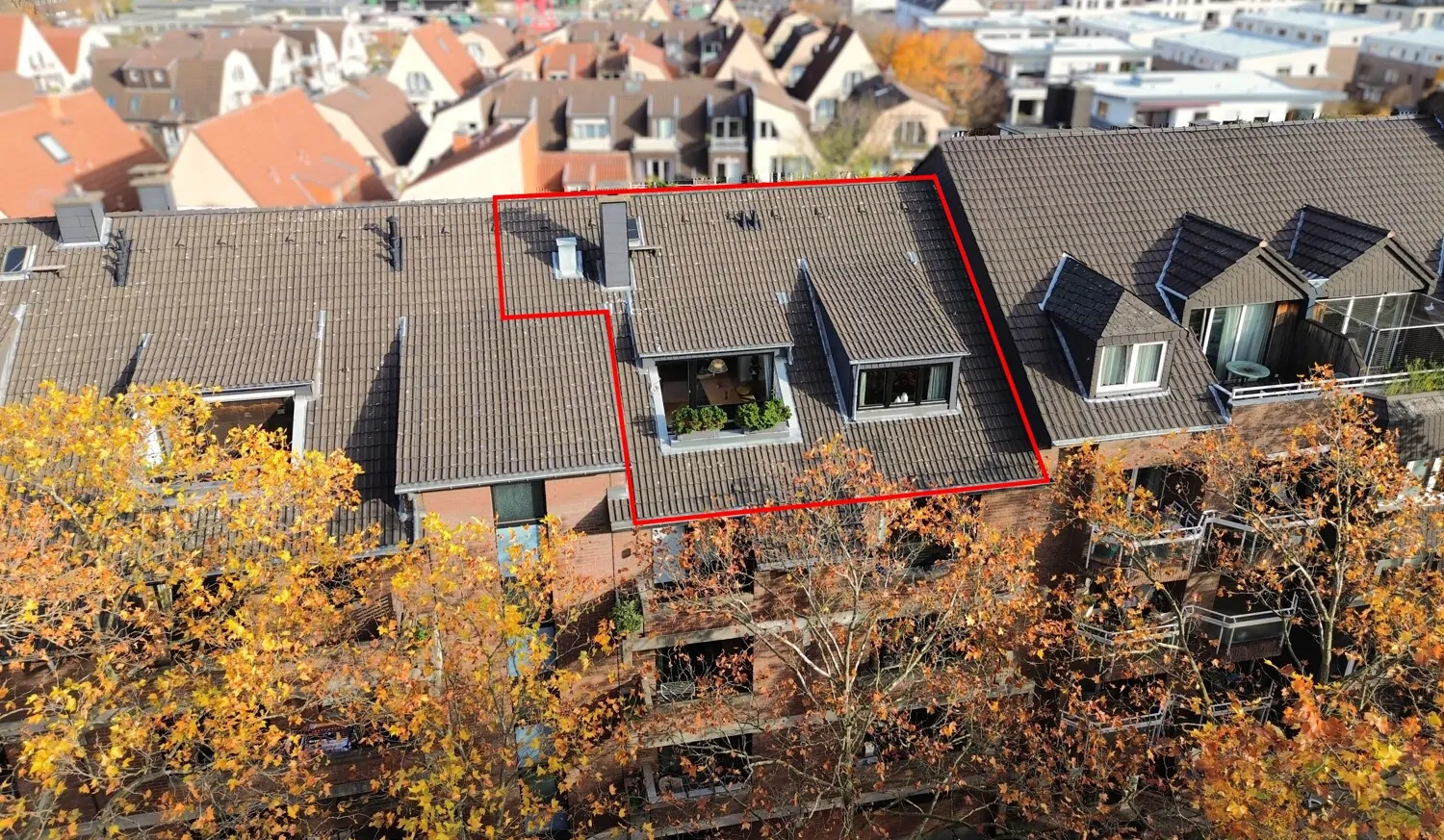 Balkonansicht Westen