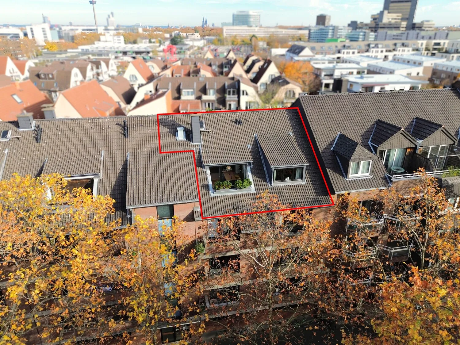 Balkonansicht Westen