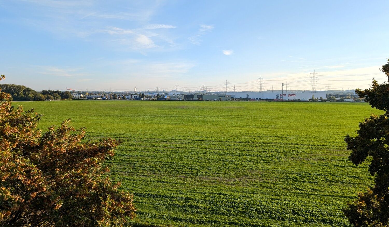 Aussicht vom Südbalkon