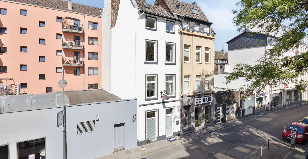 Frontansicht Bestandsgebäude