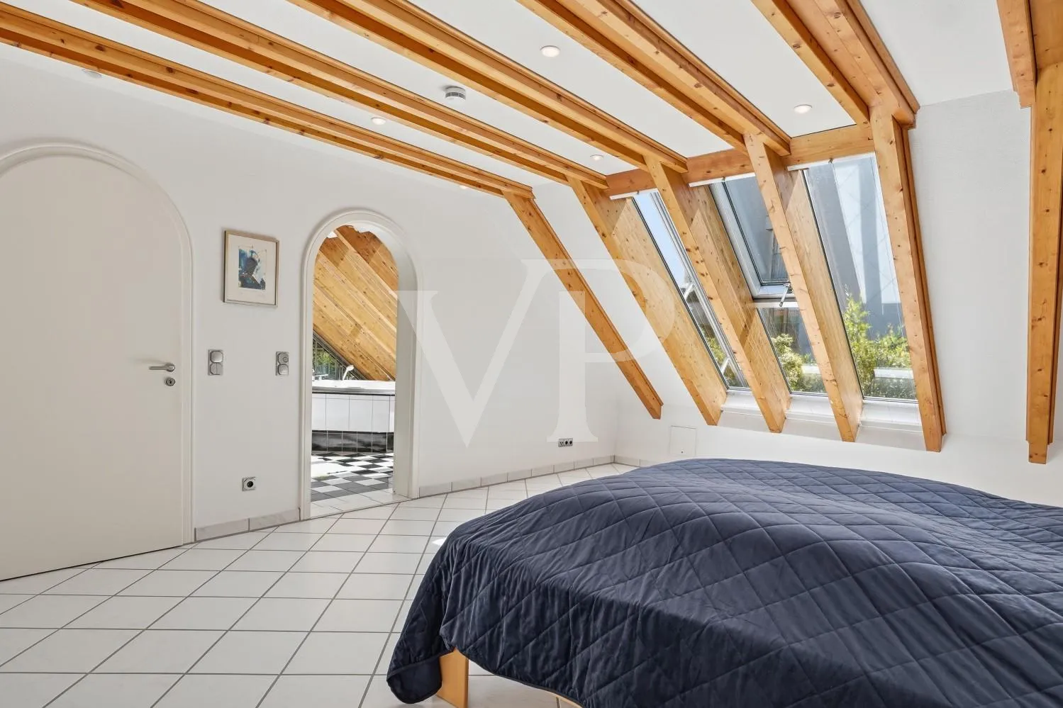 Schlafzimmer mit Bad en Suite