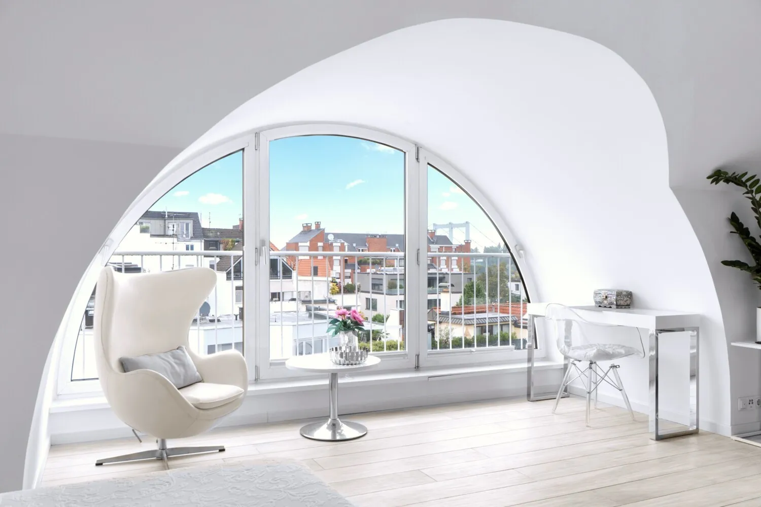 DG  Ebene 2: Aussicht Schlafzimmer