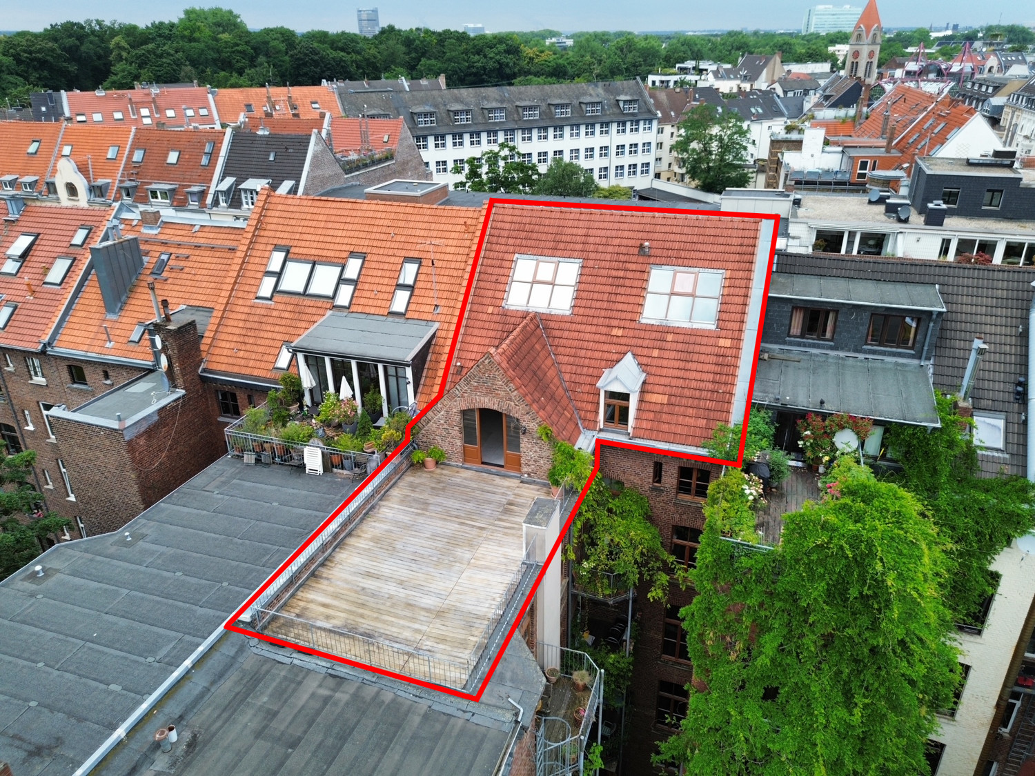 Luftbild Terrasse