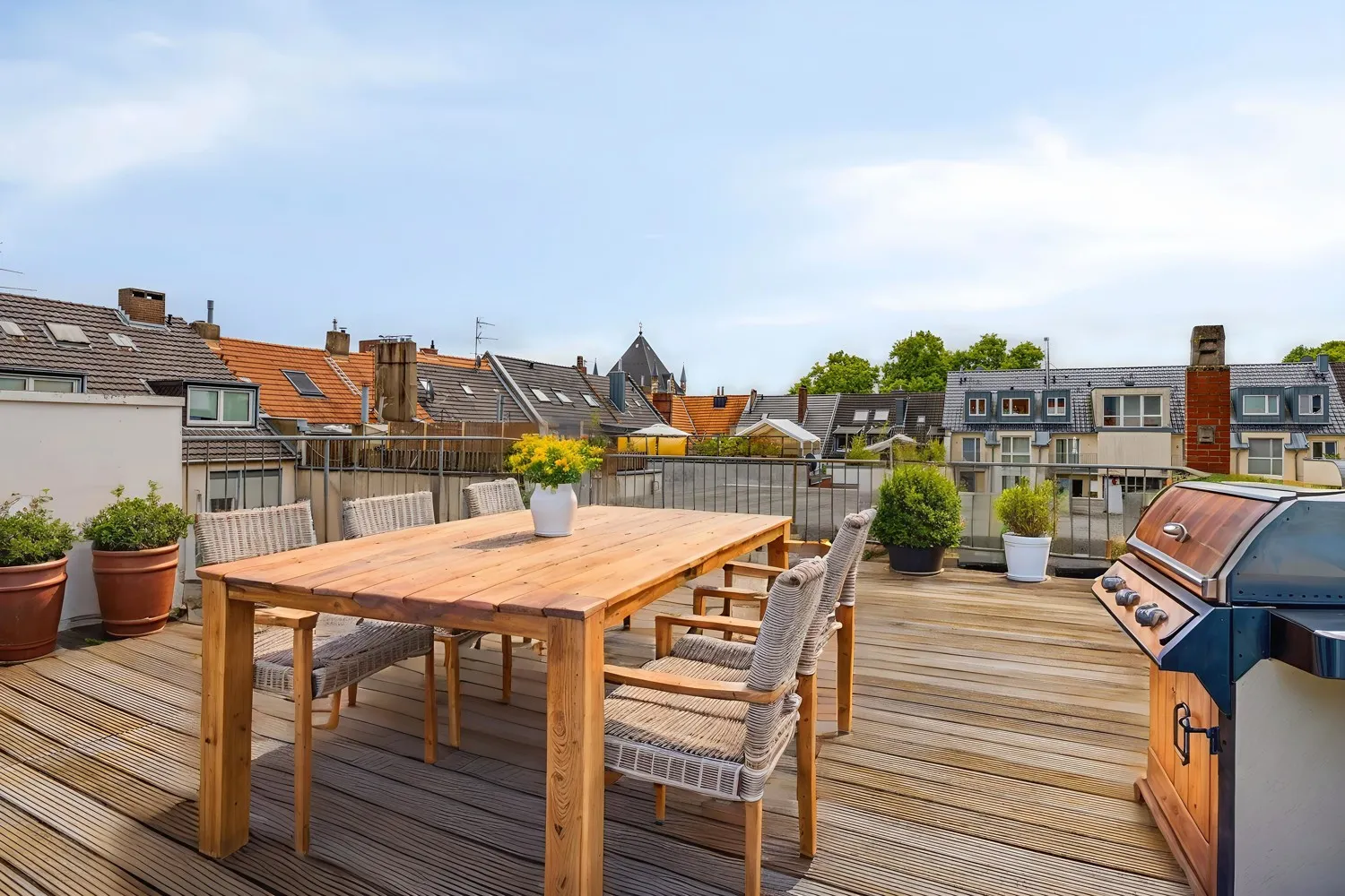 Dachterrasse-Wohnbeispiel