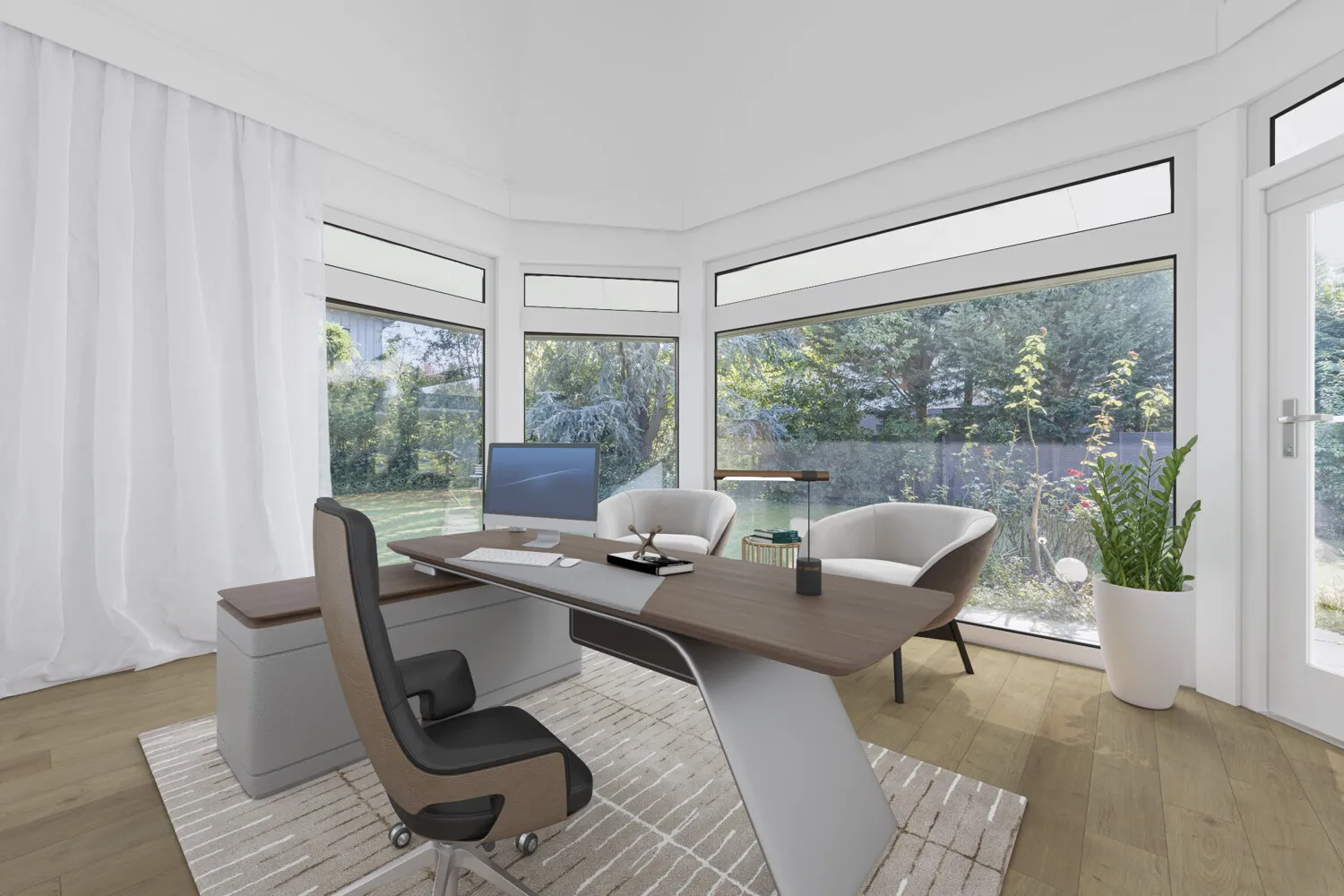 Visualisierung Arbeitszimmer