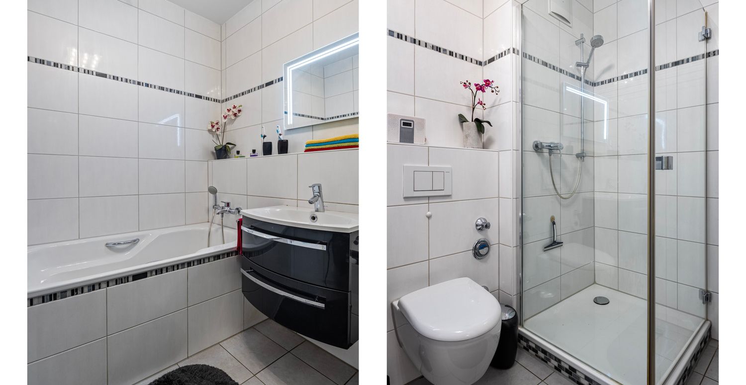 Badezimmer - weiterer Blick