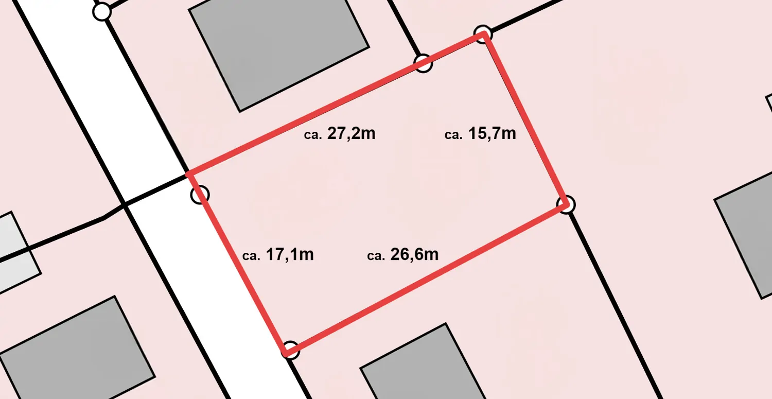 Hier können SIe Ihren Traum verwirklichen. Unbebautes Grundstück in zentraler Lage von Norden