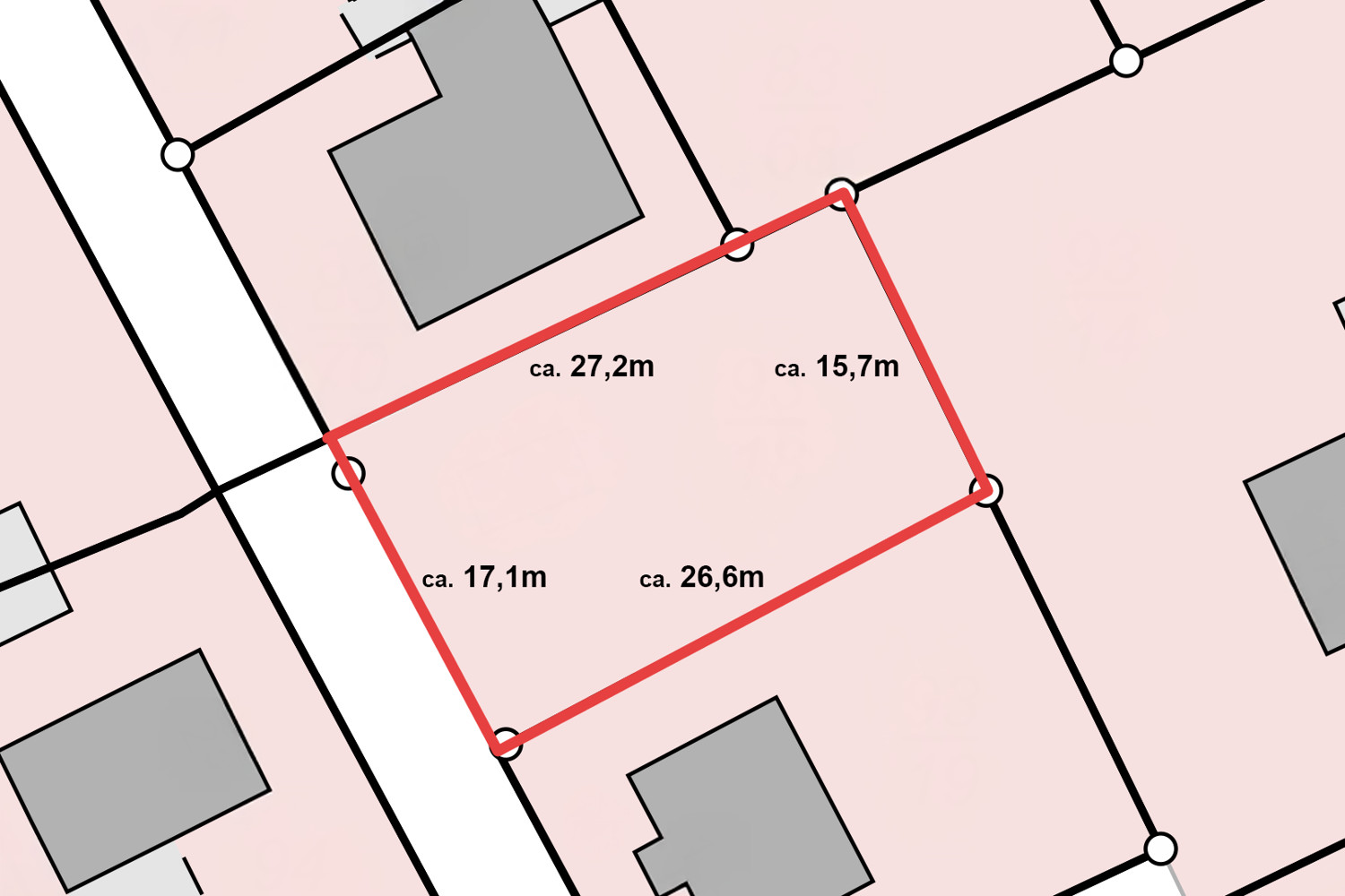 Hier können SIe Ihren Traum verwirklichen. Unbebautes Grundstück in zentraler Lage von Norden