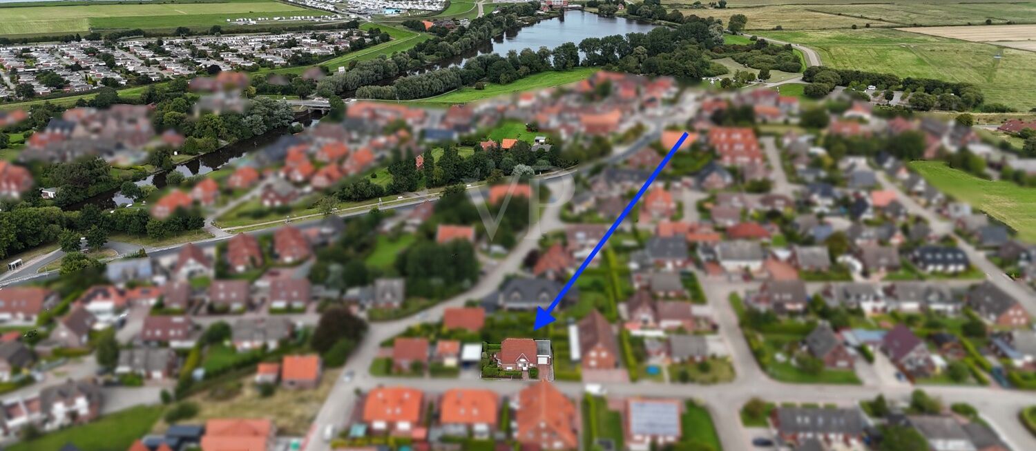 Lage mit Pfeil