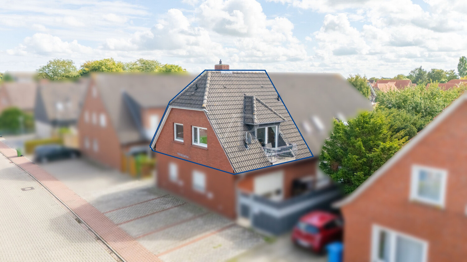 Seitenansicht - Balkon