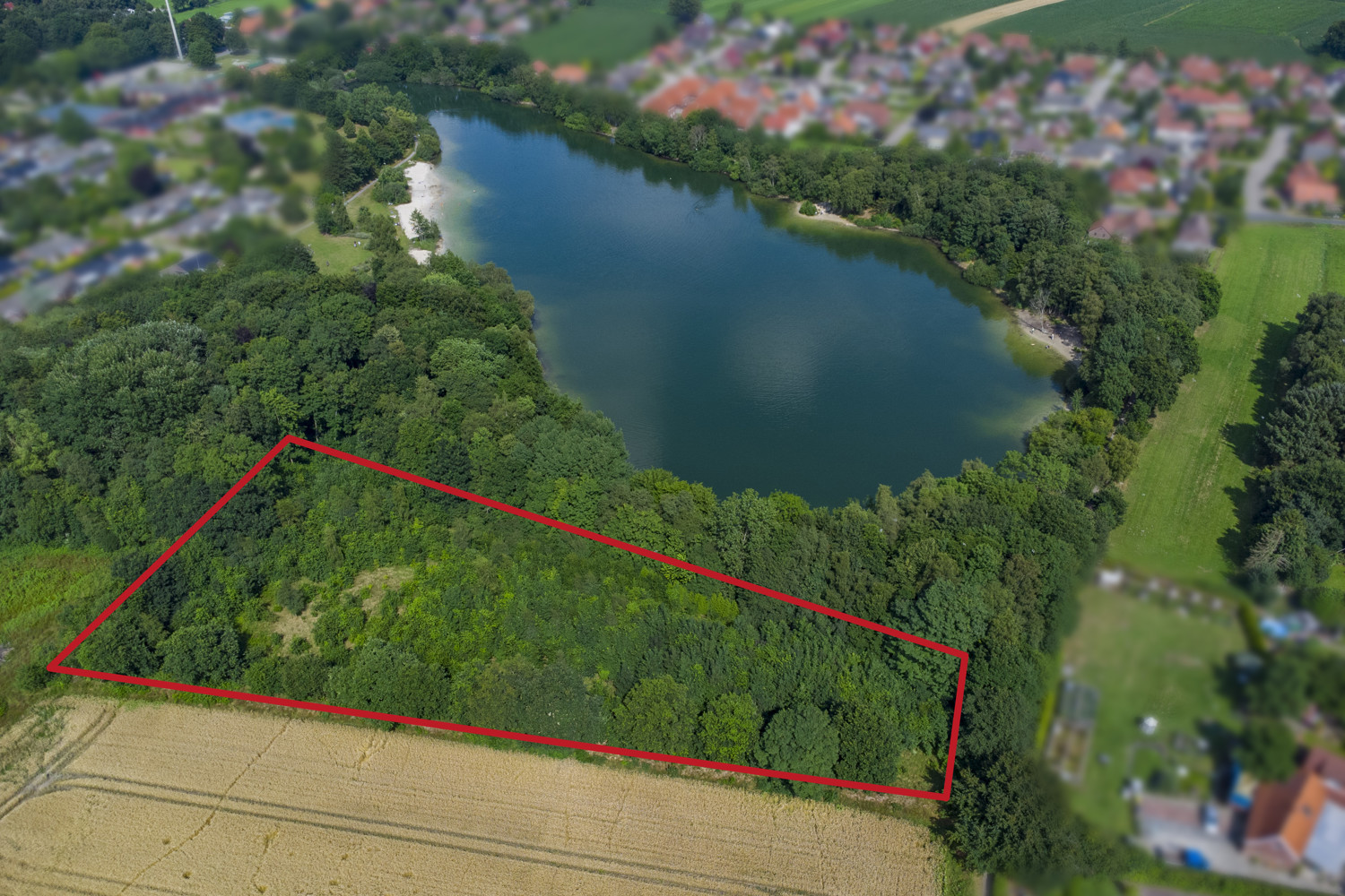 Grünland am Kiessee in Berumbur