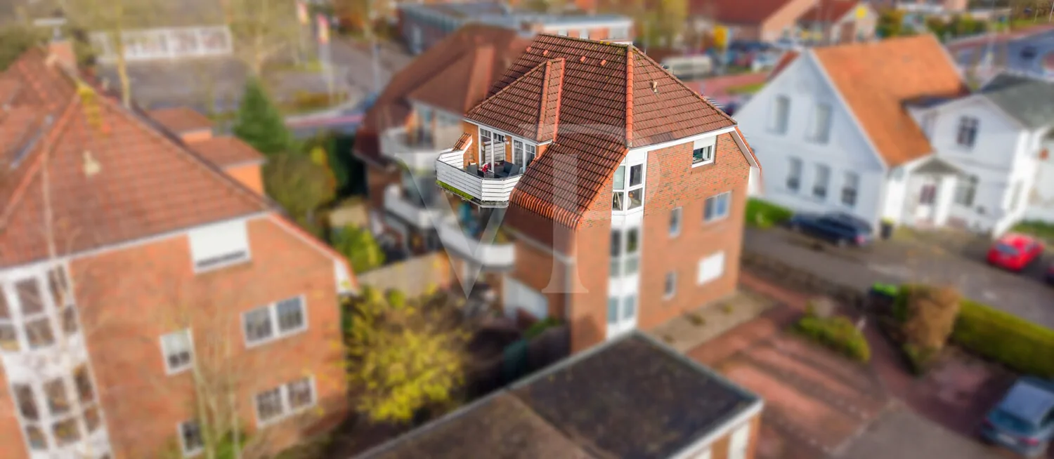 Gemütliche Dachgeschosswohnung mit Balkon im Herzen von Aurich