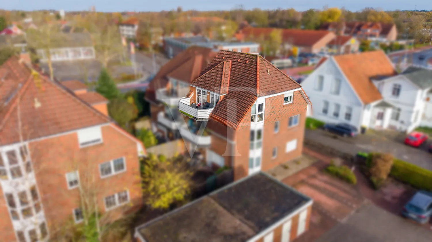 Gemütliche Dachgeschosswohnung mit Balkon im Herzen von Aurich
