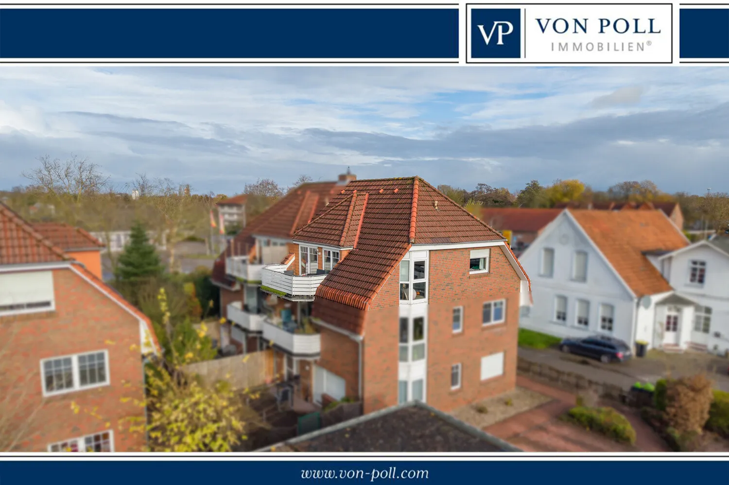 Gemütliche Dachgeschosswohnung mit Balkon im Herzen von Aurich