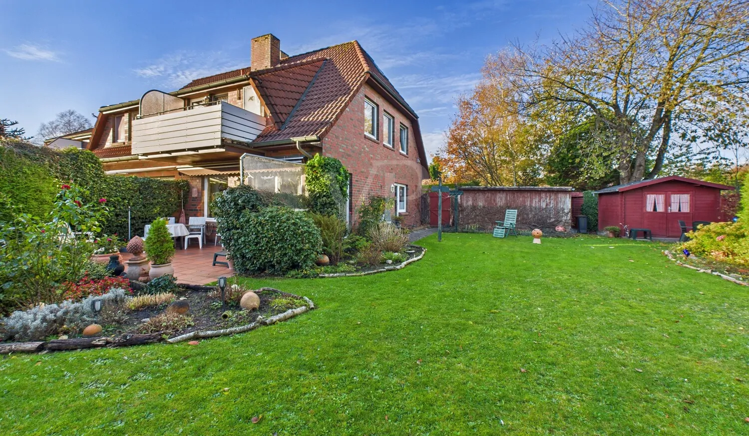 Blick aus dem Garten