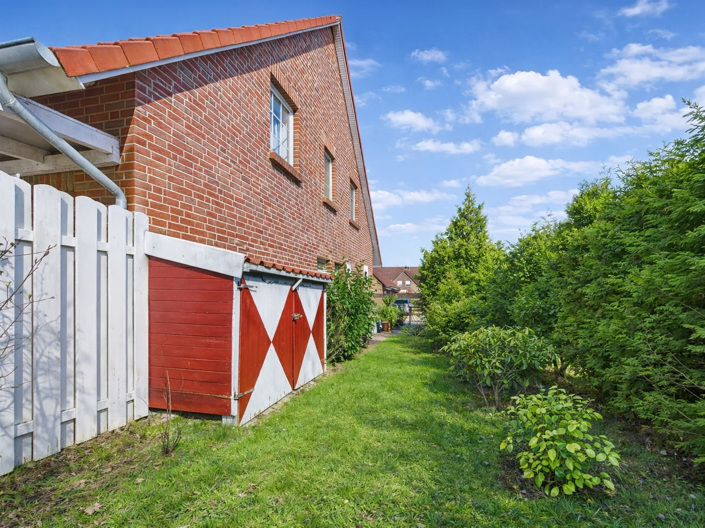 Garten Seitenbereich