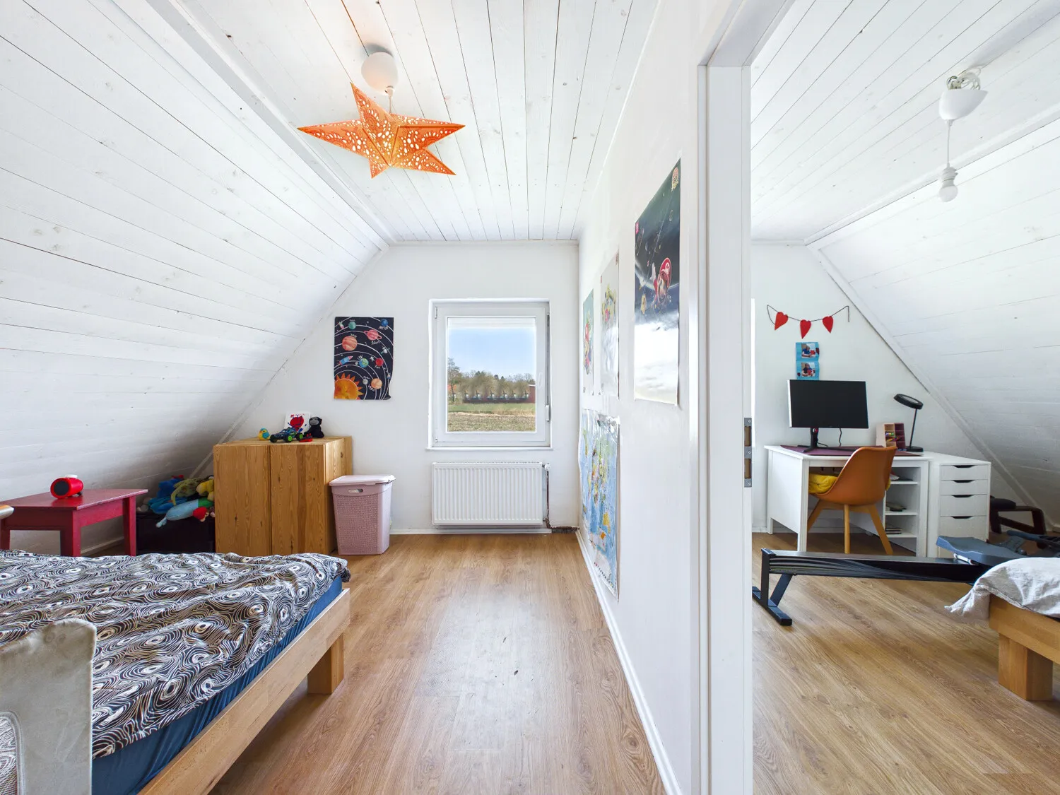 Schlafzimmer 2 & 3