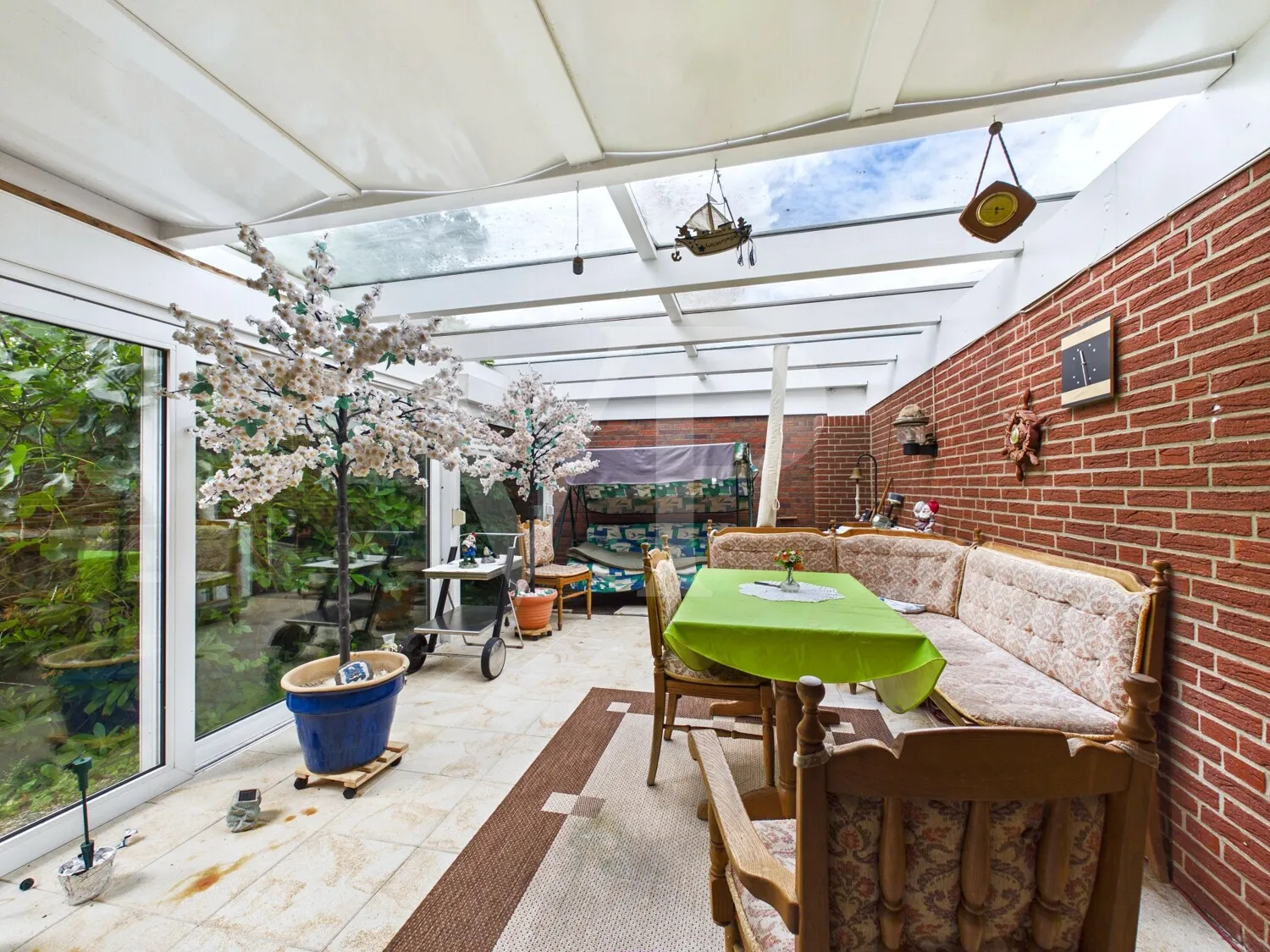 Überdachte Terrasse