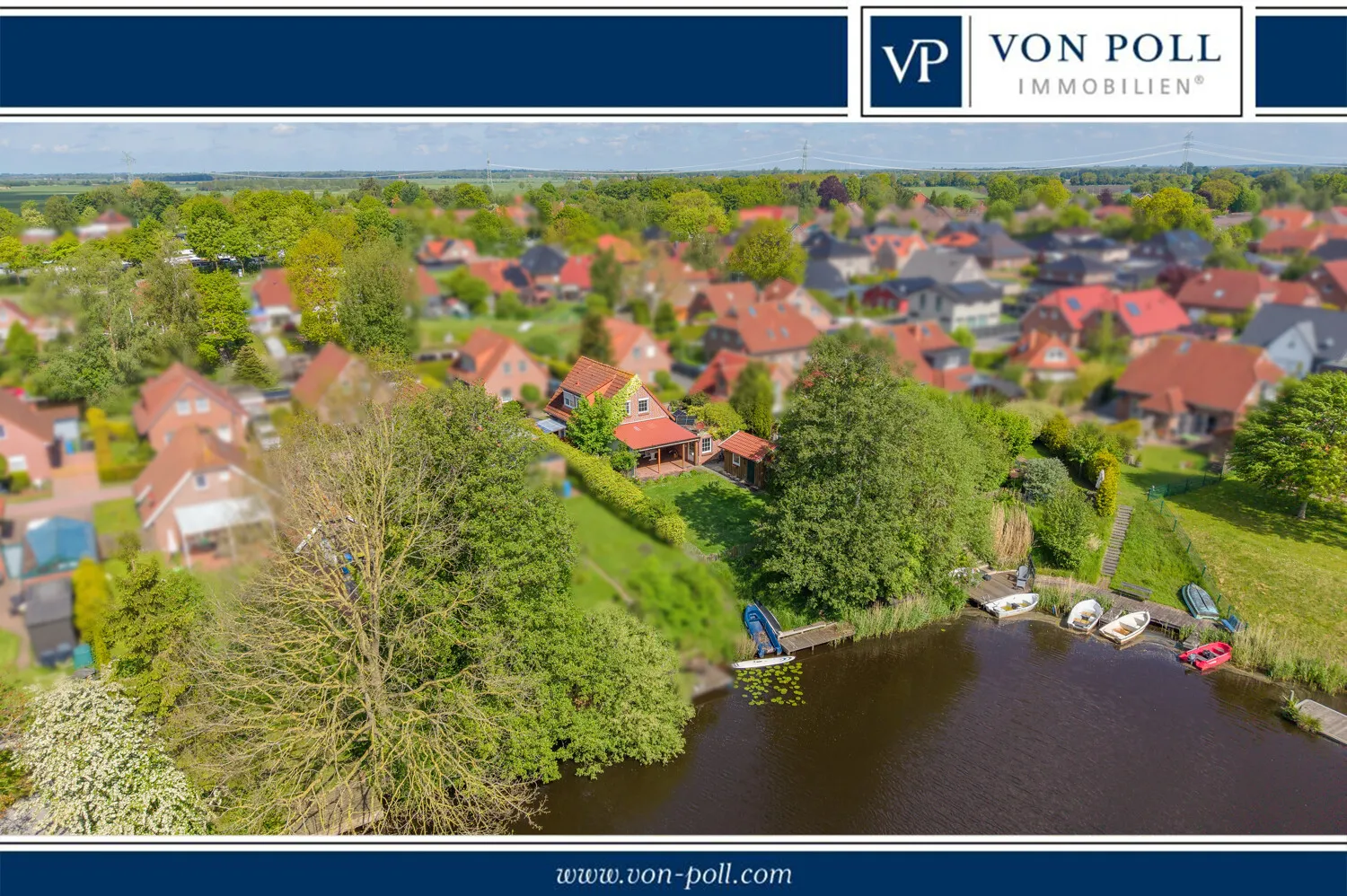 Ferienhaus am Timmeler Meer – Zwei Wohneinheiten mit privater Steganlage