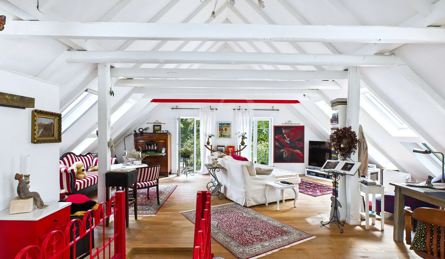 Galerie im Obergeschoss