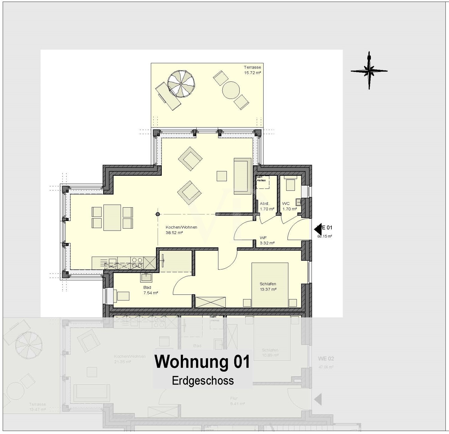 Wohnung 01 Grundriss