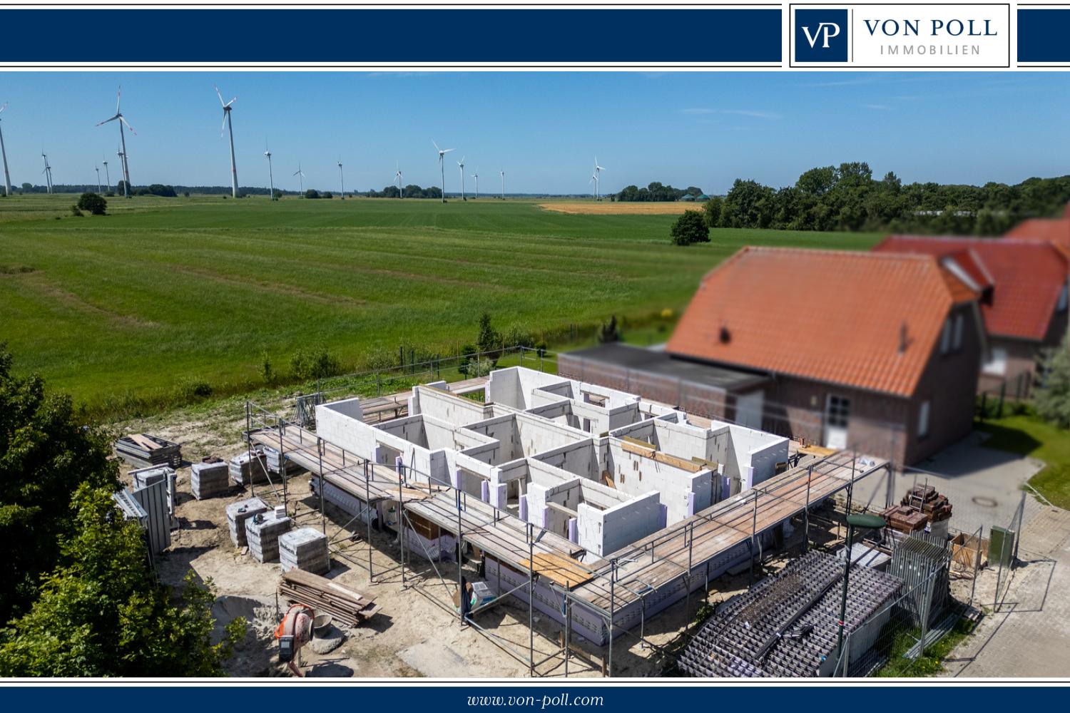 Neubau Doppelhaushälfte in hochwertiger Ausführung und beliebter Lage von Dornum