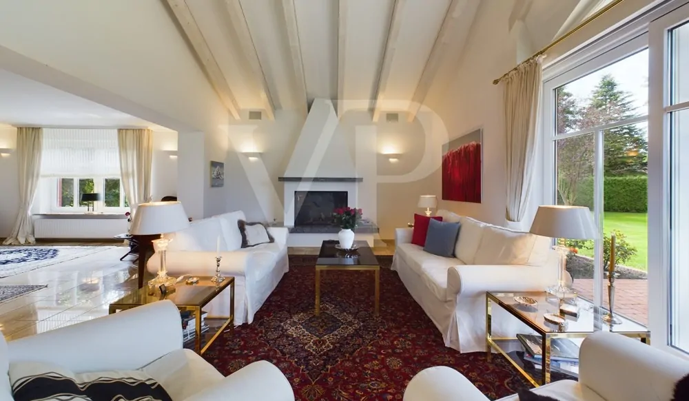 Wohnbereich mit Gaskamin