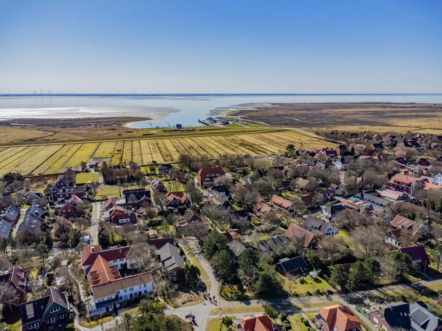 Blick zum Hafen