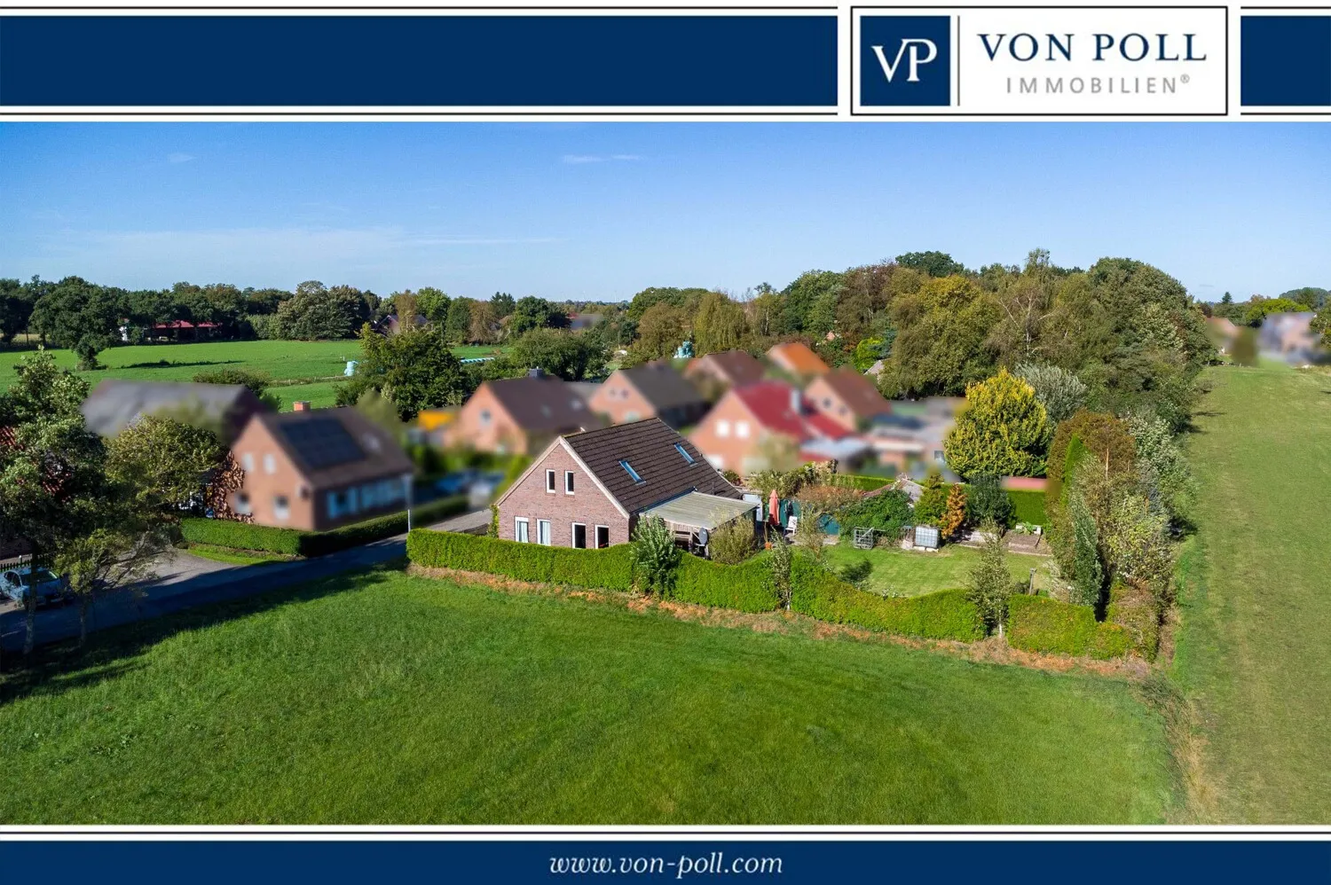 Maison individuelle modernisée à Ochtelbur – vie paisible en bordure des champs