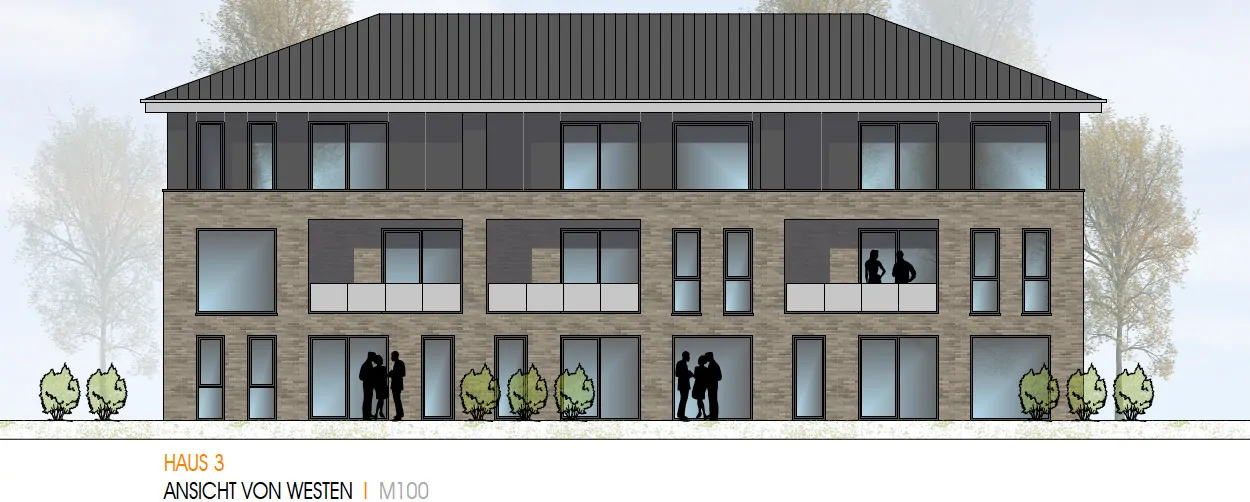 Ansicht Westen Haus 3