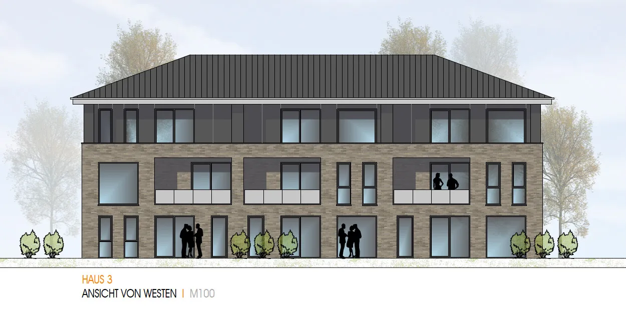 Ansicht Westen Haus 3