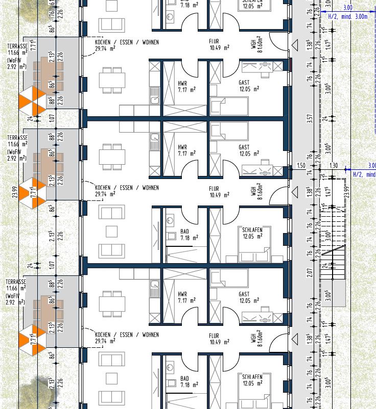 Grundriss EG Haus 3