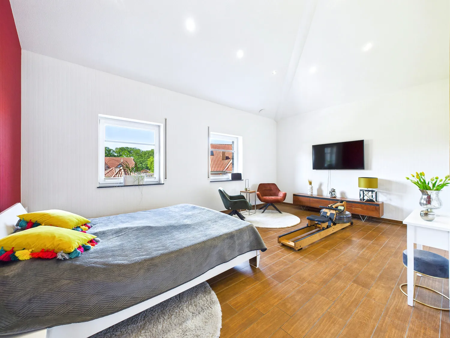 Gästebereich über der Garage