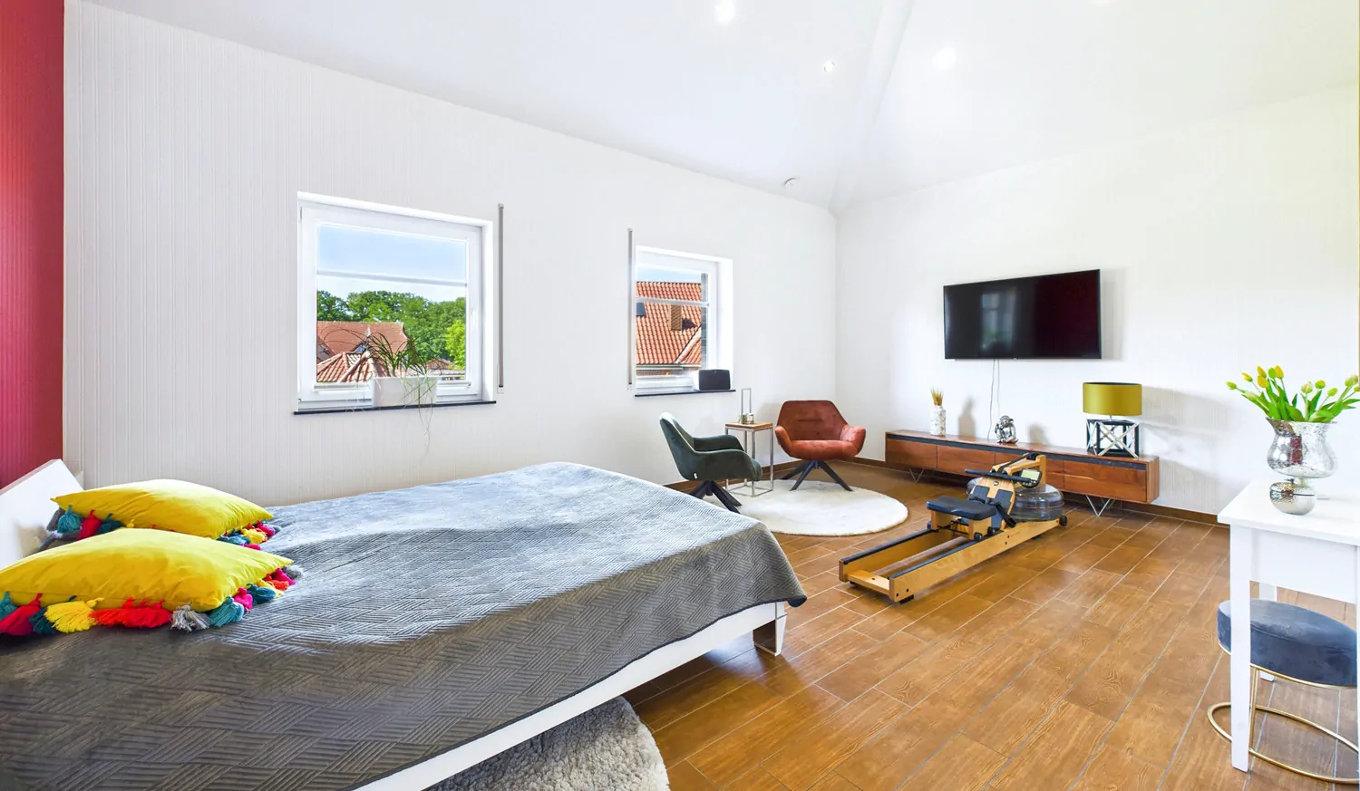 Gästebereich über der Garage